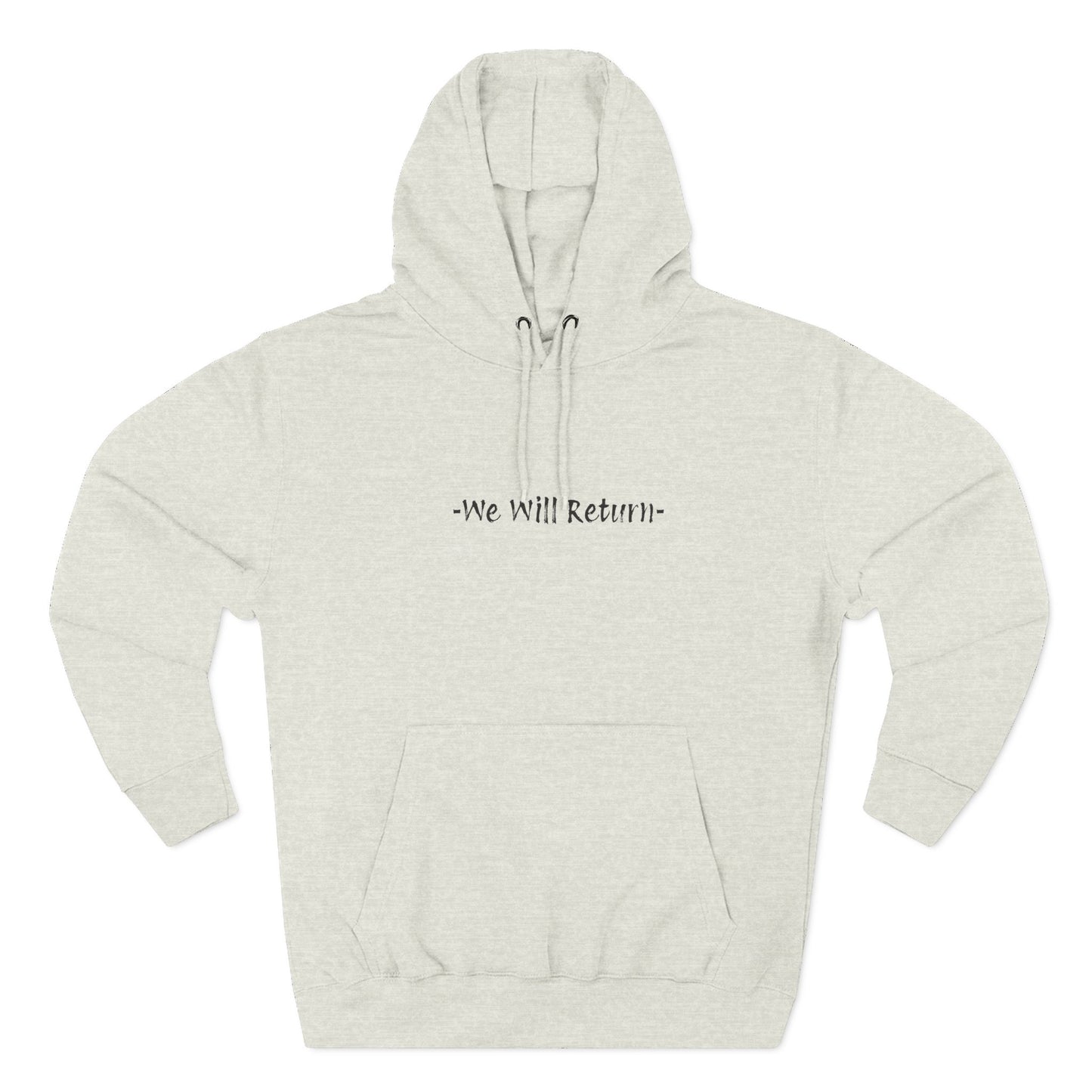Three-Panel Fleece Hoodie