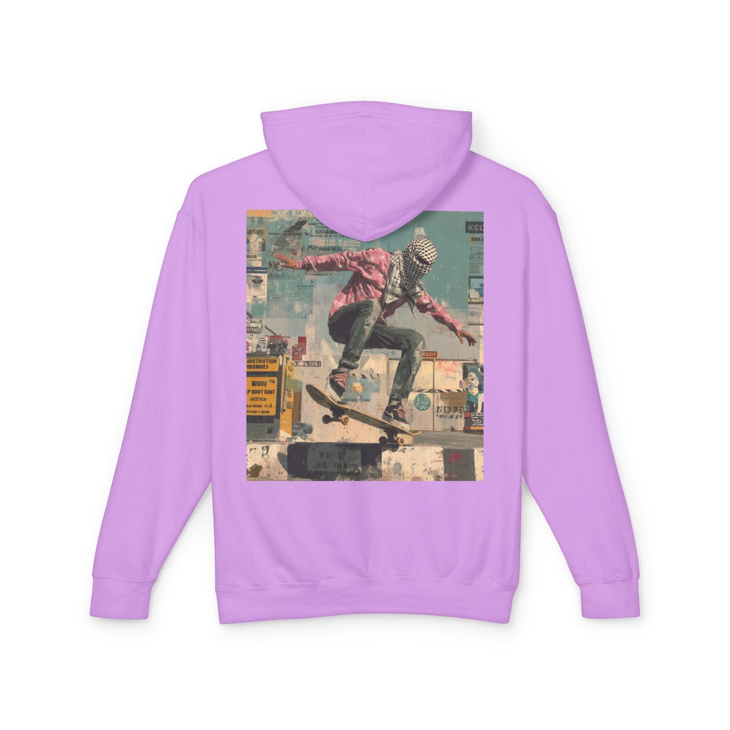 Unisex Lightweight Hooded Sweatshirt