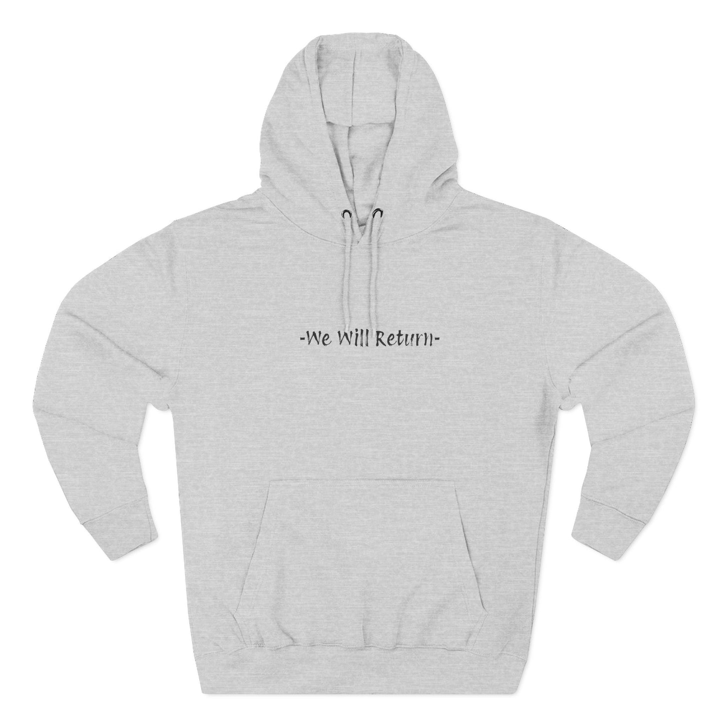 Three-Panel Fleece Hoodie
