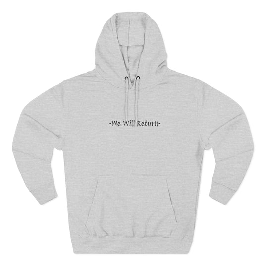 Three-Panel Fleece Hoodie