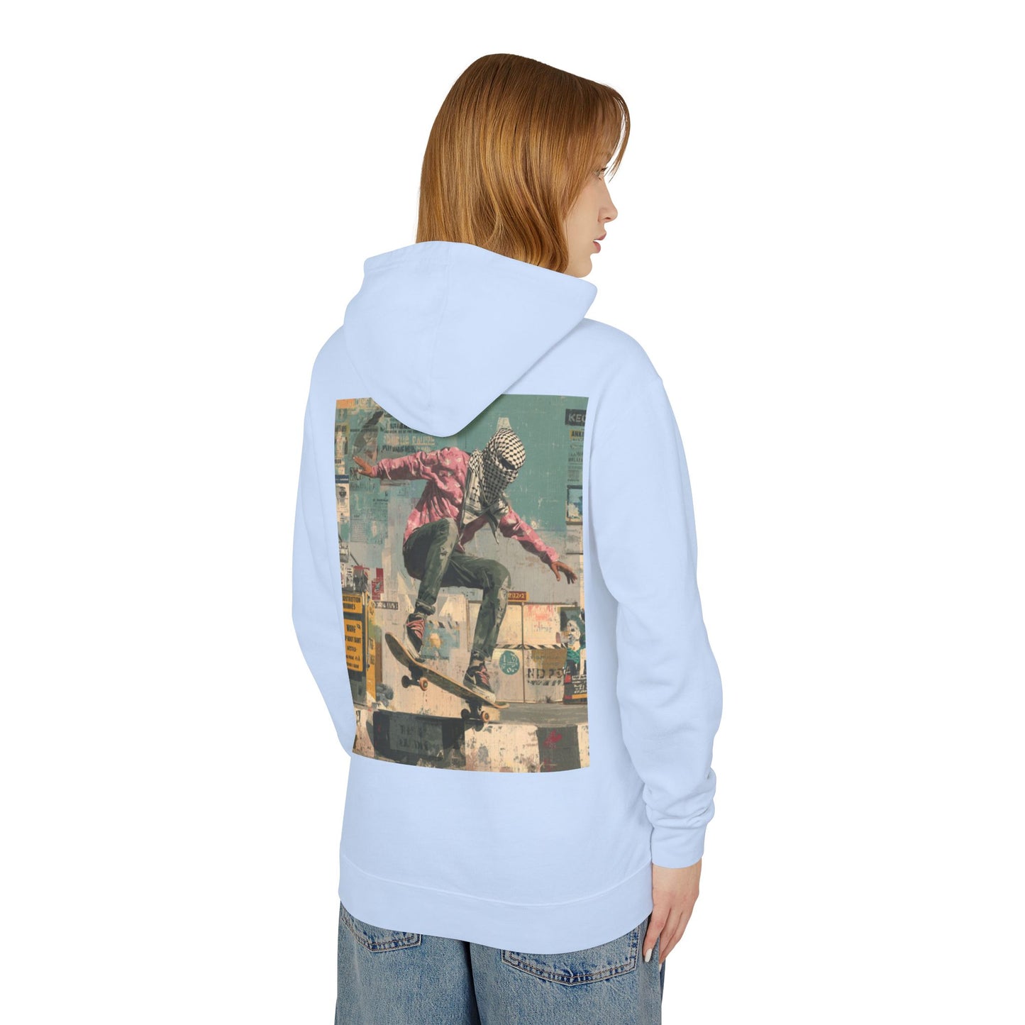 Unisex Lightweight Hooded Sweatshirt