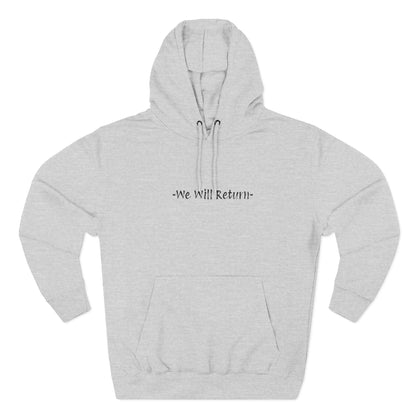 Three-Panel Fleece Hoodie